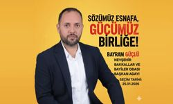 Bayram Güçlü: “Nevşehir Bakkallar Odası'nda Şimdi Değişim Zamanı”
