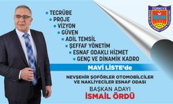 Nevşehir Şoförler Odası Başkan Adayı İsmail Ördü Projelerini Açıkladı