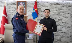 Nevşehir'de Görevini Tamamlayan Mehmetçiğe Takdir Belgesi