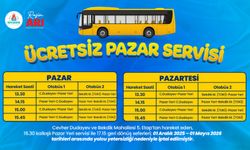 Nevşehir’de Ücretsiz Pazar Servisi Saatlerinde Düzenleme