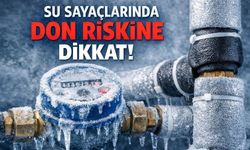 Nevşehir'de soğuk hava su sayaçlarını vurdu!