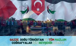 Gazze ve Doğu Türkistan İçin Avanos’ta Büyük Yürüyüş