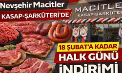 Nevşehir’de Macitler Kasap’tan 18 Şubat’a Kadar Halk Günü İndirimi