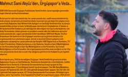 Mahmut Sami Akyüz’den, Ürgüpspor’a Veda…