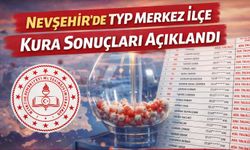Nevşehir’de TYP Merkez İlçe Kura Sonuçları Açıklandı