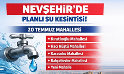 Nevşehir’in 6 Mahallesinde Su Kesintisi Var