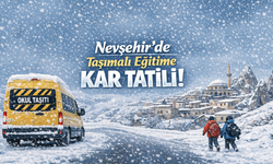 Nevşehir’de Taşımalı Eğitim 1 Günlük Ara Verdi (27 Şubat 2026)