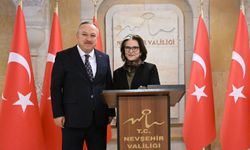 Brezilya Büyükelçisi Neves Nevşehir Valisi Fidan’ı Ziyaret Etti