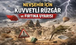 Meteoroloji Uyardı: Nevşehir’de Şiddetli Rüzgâr Geliyor