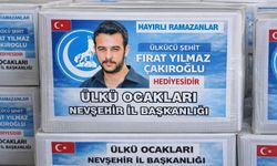 Nevşehir Ülkü Ocakları’ndan Şehit “Fırat” Adına 800 Yardım Kolisi