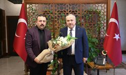 Vali Fidan, Nevşehir Esnaf Odası Başkanı Ergin’i Kabul Etti