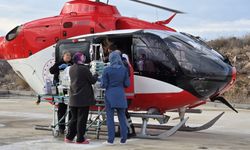Nevşehir’de ambulans helikopter 58 günlük bebek için havalandı