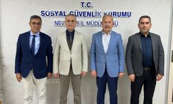 Nevşehir Ticaret Borsası’ndan SGK Müdürü Baltacı’ya Ziyaret
