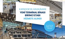 Kapadokya Havalimanı Yeni Terminalinin İlk Etabı Hizmete Açıldı