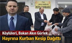Nevşehir'in Aylı Köyünde Bakan Gürlek İçin Kurban Kestiler