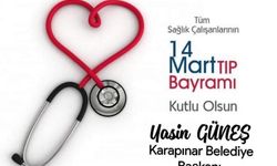 Karapınar Belediye Başkanı Yasin Güneş’ten 14 Mart Tıp Bayramı Mesajı