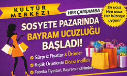 Nevşehir Kültür Merkezi Sosyete Pazarı’nda Bayram Ucuzluğu Başladı
