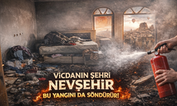 Nevşehir'de evi yanan aile destek bekliyor