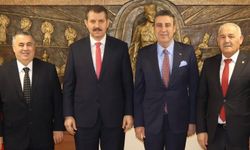 Pınarbaşı ve Birlik Başkanları, Milli Savunma Bakan Yardımcısı Ayhan'ı Ziyaret Etti