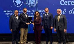 NTSO Başkanı Parmaksız, Hisarcıklıoğlu’nun Kosova’daki Ödül Törenine Katıldı