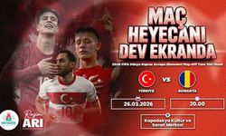 Nevşehir’de Türkiye-Romanya Maçı Dev Ekranda