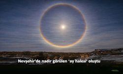 Nevşehir’de Nadir Görülen Ay Halesi Oluştu