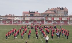 Nevşehir’de 23 Nisan Provaları Gazi Stadyumu’nda Yapıldı