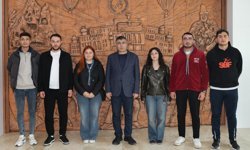 NEVÜ İzci Kulübü’nden Rektör Aktekin’e Ziyaret