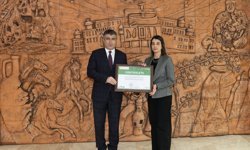 UI GreenMetric’ten NEVÜ’ye Ödül Belgesi