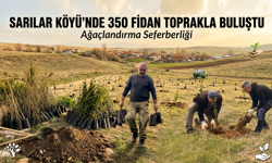 Nevşehir'in Sarılar Köyü’nde İmeceyle Yeşil Gelecek