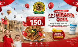 Nevşehir’de 23 Nisan’a Özel Etli Ekmek Kampanyası