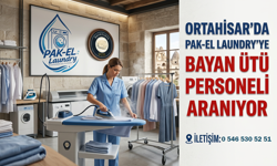 PAK-EL Laundry’ye Bayan Ütü Personeli Alınacaktır