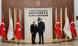 Kapadokya Alan Başkanı Aslanbay, Sinema Genel Müdürü Güven’i Ağırladı