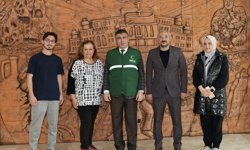 Nevşehir Yeşilay Heyetinden NEVÜ Rektörü Aktekin’e Ziyaret