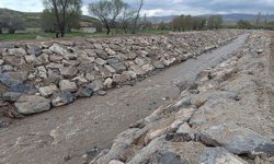 Nevşehir Sulusaray'da taşkın koruma çalışmaları sürüyor