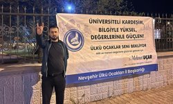 Nevşehir Ülkü Ocakları’ndan dikkat çeken pankart