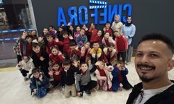 Doğala Köyü öğrencileri, ilk kez sinema deneyimi yaşadı