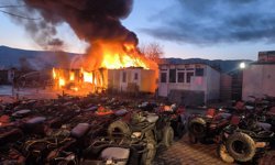 Nevşehir Göreme’de Korkutan Anlar: Konteynerler Alev Alev