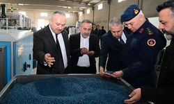 Nevşehir Valisi Fidan, Bims ve Plastik Üretim Tesislerini İnceledi