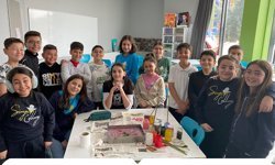 Simya Koleji’nde Ebru Sanatı Çalışmaları İlgi Gördü