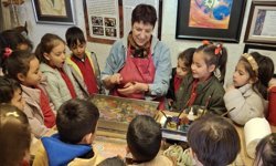 Kapadokya’da minik eller Türk Ebru sanatıyla tanıştı