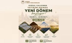 Kırsal Kalkınma Yatırımlarında Yeni Dönem Başvuruları Başladı
