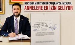 Nevşehir Milletvekili Emre Çalışkan’ın da İmzasıyla Annelere 8 Hafta Ek İzin