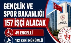 Gençlik ve Spor Bakanlığı 157 Sürekli İşçi Alacak