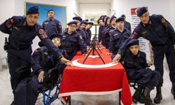 Nevşehir’de engel tanımayan yemin: Temsili askerlik töreni