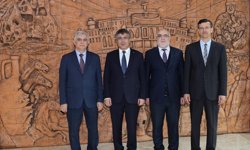 NEVÜ İlahiyat Fakültesi Yönetimi'nden Rektör Aktekin’e Ziyaret