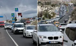 Kapadokya’da Bayram Trafiği Yoğunluğu Başladı