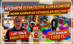 Nevşehir'de Çılgın Kampanya: 2 Çift Terlik 100 TL, 3 Çift Ayakkabı 1000 TL