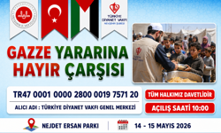 Nevşehir’de Gazze İçin Hayır Çarşısı Kuruluyor