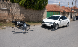 Nevşehir Türkeli’de Otomobil ile Motosiklet Çarpıştı